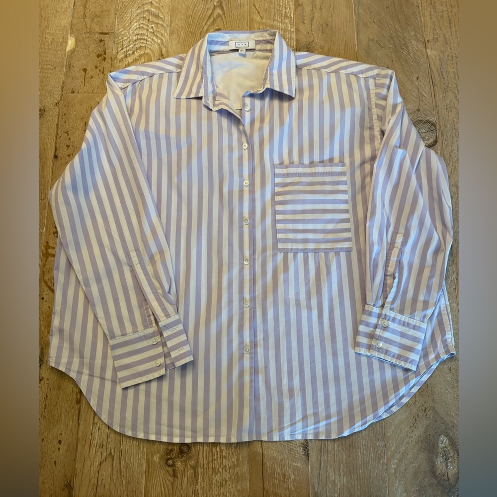 AYR The Deep End Long Sleeve Button-up Women’s Shirt Size Large